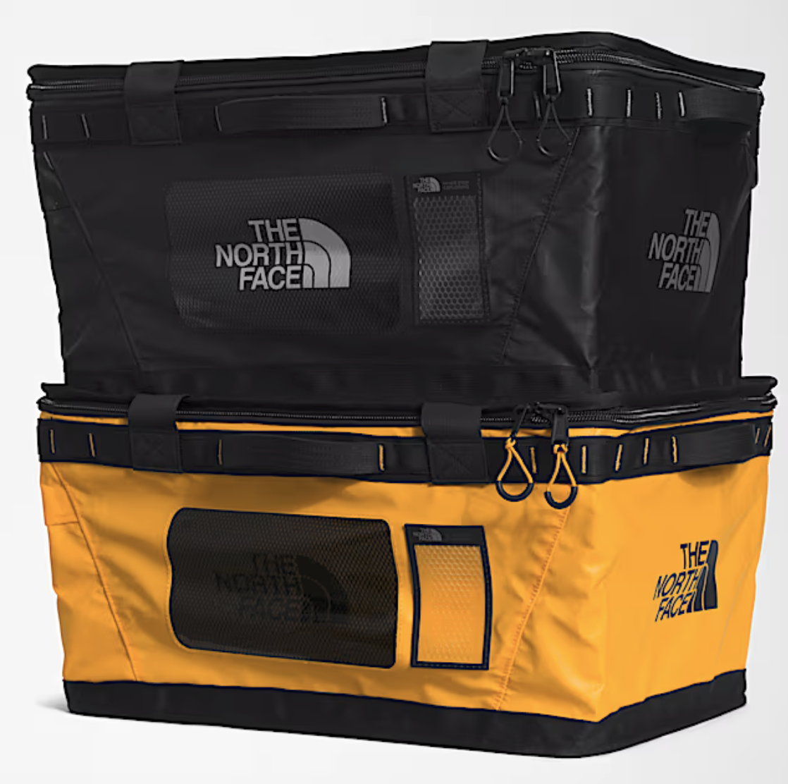 The North Face Base Camp Gear Box are stackable